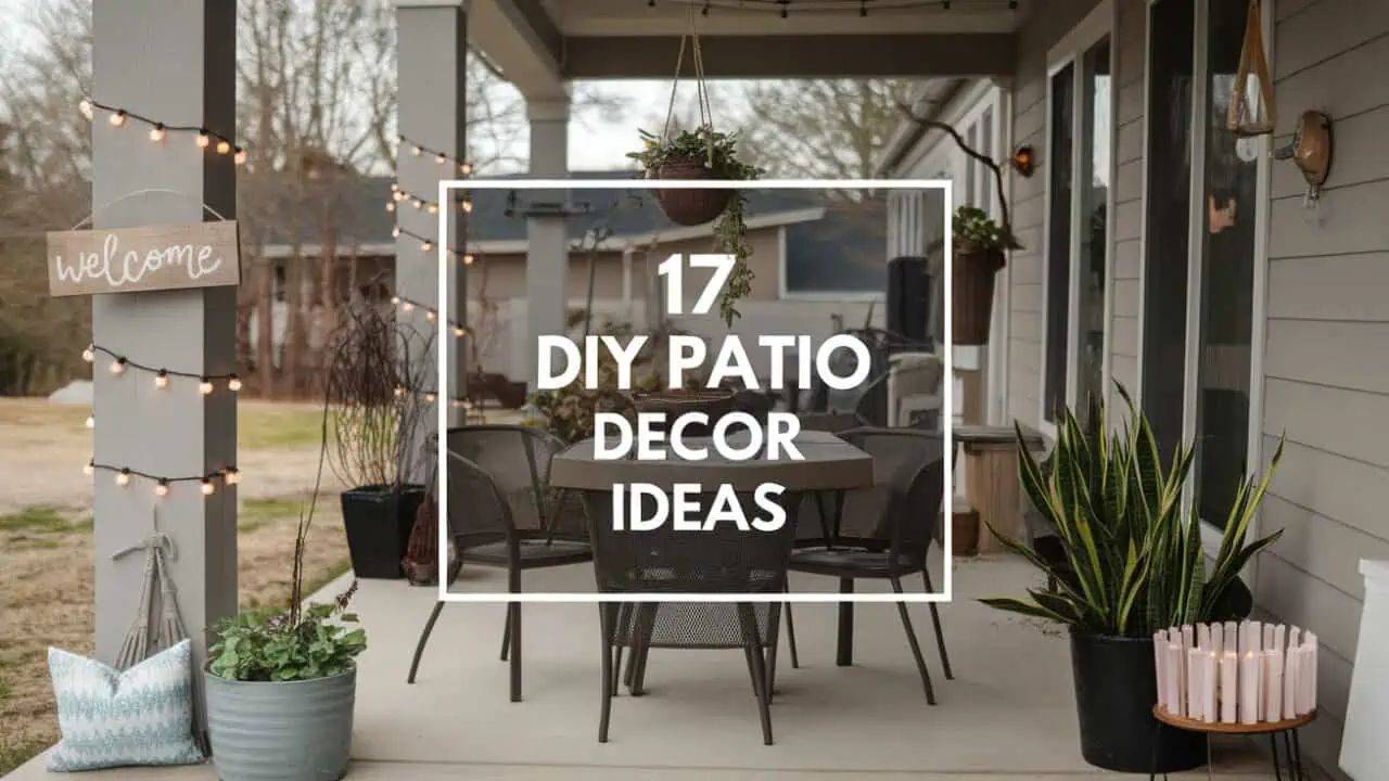 17 DIY Patio Decor Ideas