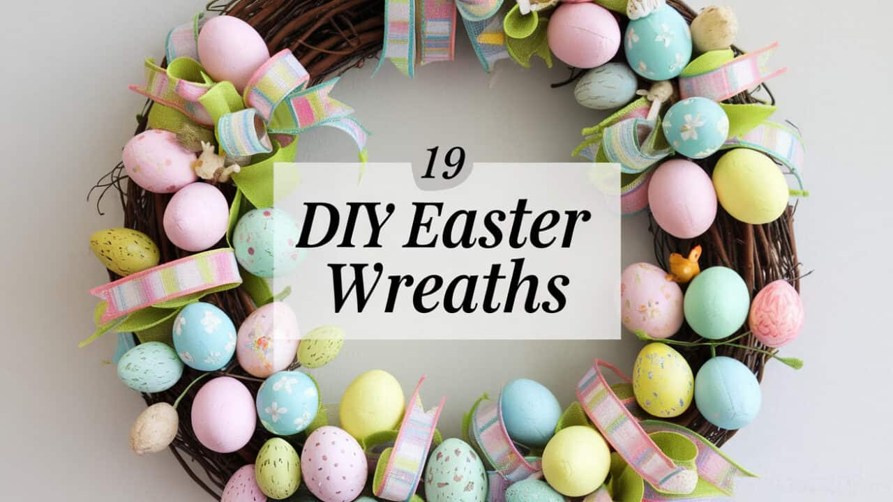 19 Adorable DIY Easter Wreaths