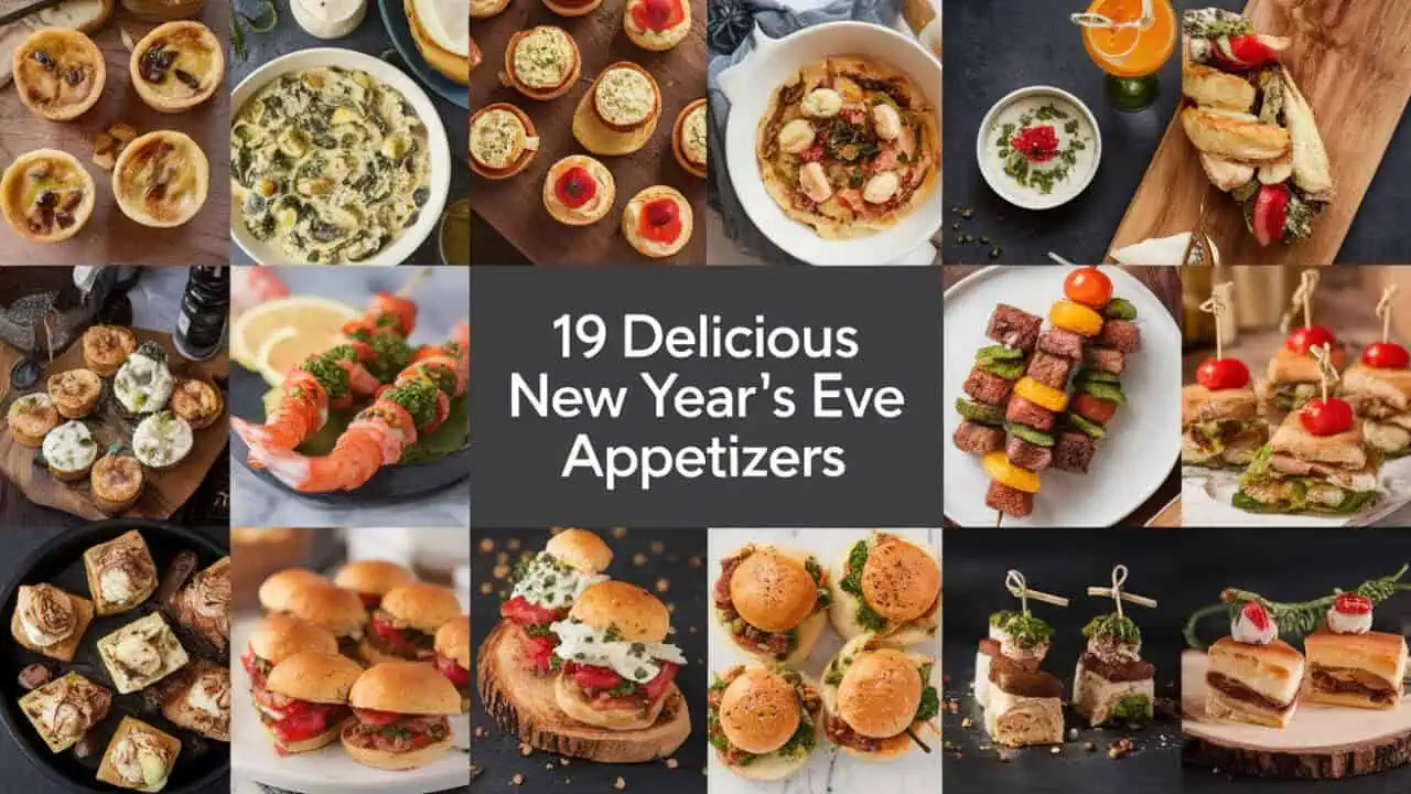 19 Delicious New Years Eve Appetizers 1 - New Year's Eve is a time of celebration, anticipation, and indulgence. As the clock ticks closer to midnight, the excitement in the air is palpable, and there's no better way to fuel that energy than with a selection of delectable appetizers.