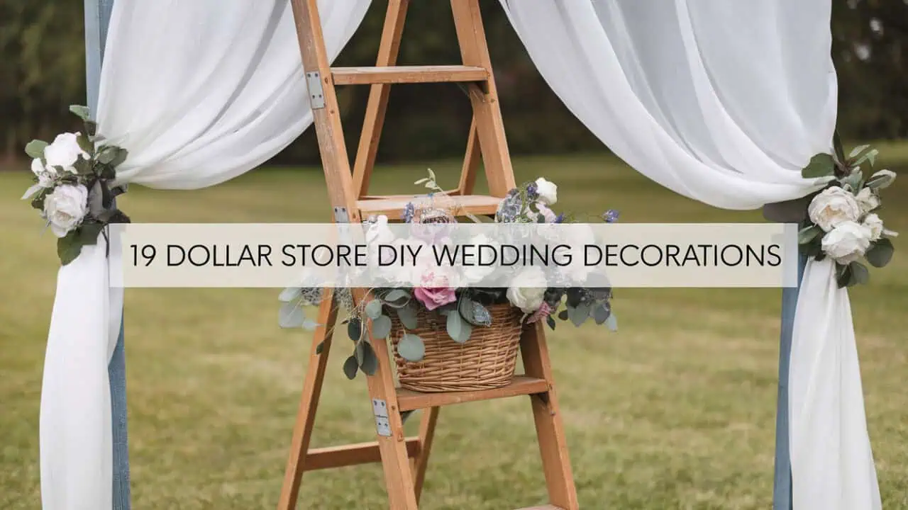 19 Dollar Store DIY Wedding Decorations