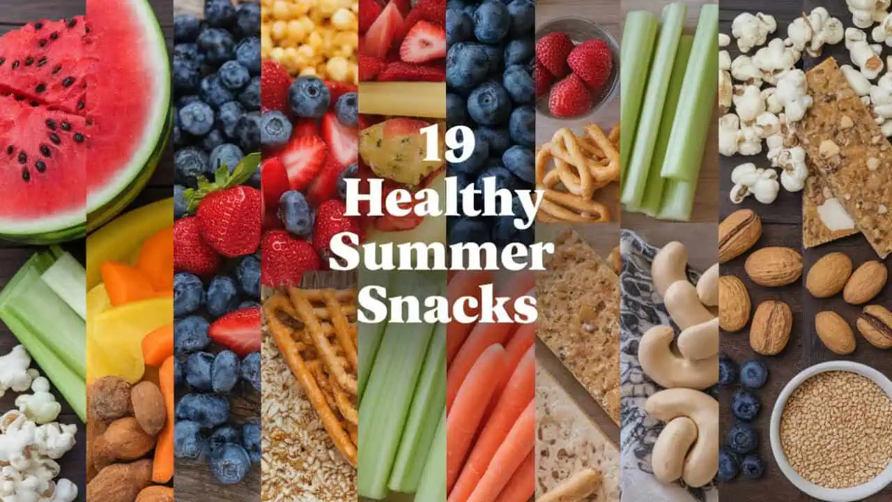 19 Healthy Summer Snacks - Summer brings with it a vibrant energy, a time when the days are longer, the sun shines brighter, and the need for refreshing, healthy snacks becomes essential. Whether you're lounging by the pool, heading out for a beach day, or simply enjoying the warm weather at home, having a variety of nutritious treats on hand can make all the difference.