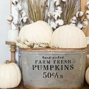 1 DIY Farmhouse Pumpkin Bucket 3