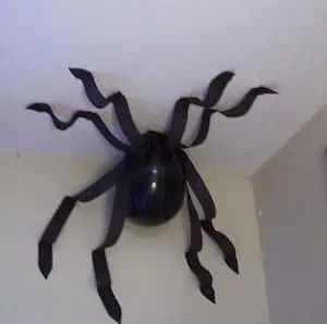 Giant Balloon Spider hanging on ceiling