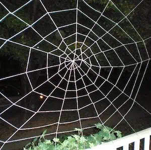 1 giant yarn spiderweb