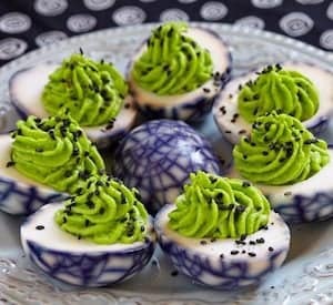 Halloween Deviled Eggs