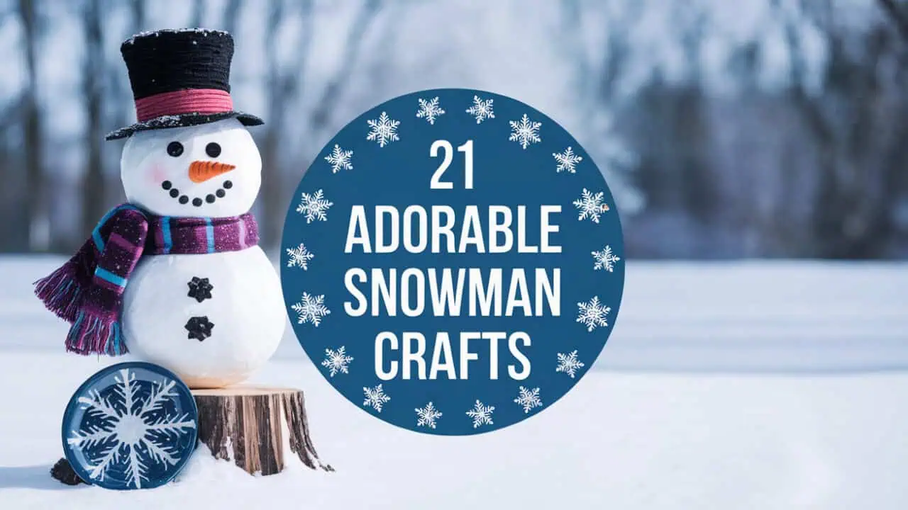 21 Adorable Snowman Crafts - Cute Snowman Crafts for Kids and Adults can transform a cold winter day into a creative adventure. These charming crafts capture the essence of winter magic, turning ordinary materials into whimsical snowman creations that delight both young and old alike. Whether you are looking to engage kids in a fun activity or seeking a creative outlet for yourself, snowman crafts offer a delightful way to bring the frosty wonder of winter indoors.