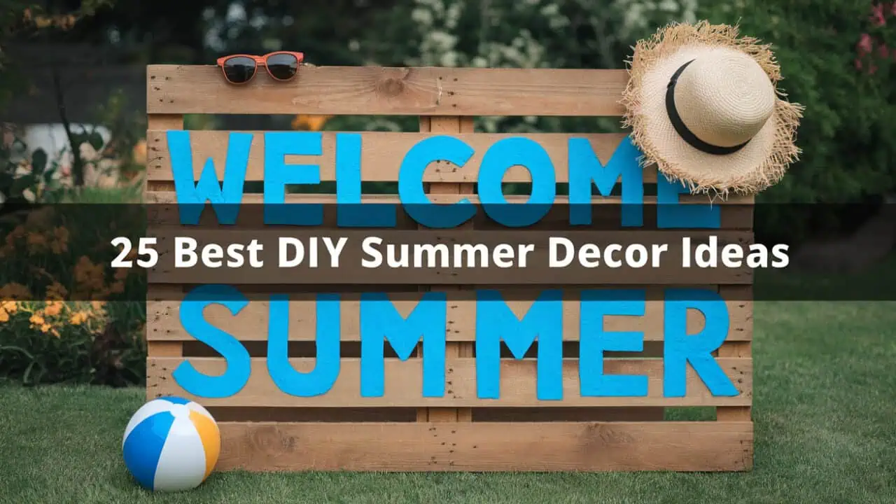 25 Best DIY Summer Decor Ideas - When summer rolls around, there's nothing quite like refreshing your living space with bright and breezy decor that captures the essence of the season. Whether you're looking to infuse your home with vibrant colors or create an outdoor oasis for gatherings, DIY summer decor offers endless possibilities. Crafting your own decorations not only allows for a personal touch but also brings a sense of satisfaction that comes from creating something uniquely yours.