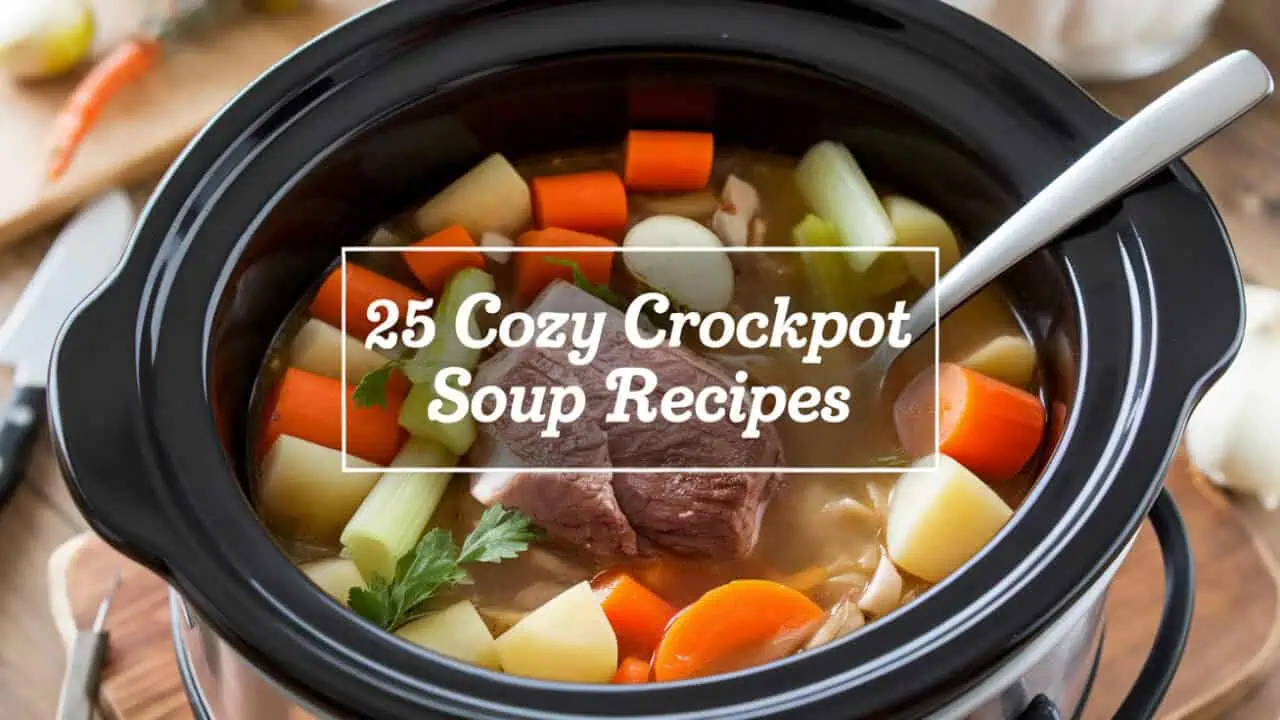 25 Cozy Crockpot Soup Recipes - When the weather turns chilly, there's nothing quite like the comfort of Crockpot soup recipes to warm you up from the inside out. These Crockpot soups are perfect for busy days when you want a hearty meal without spending hours in the kitchen. From creamy classics to savory stews, these recipes are as diverse as they are delicious.