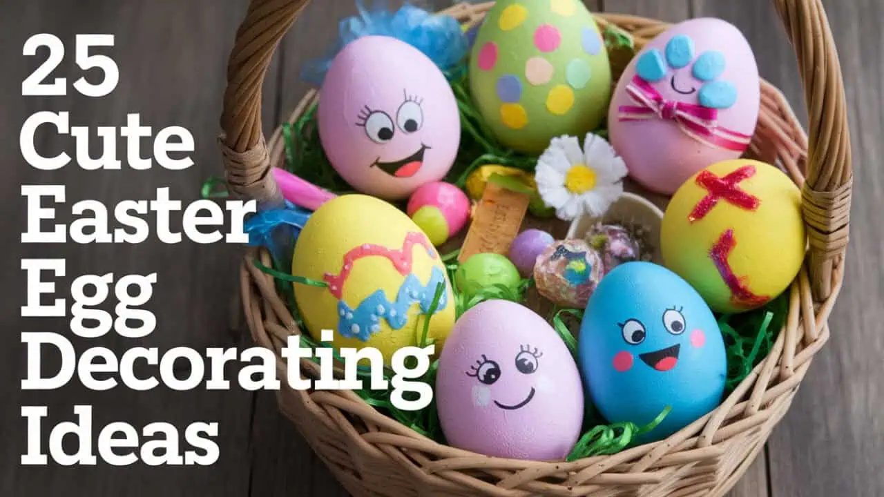 25 Cute Easter Egg Decorating Ideas - Easter is a time of renewal and celebration, and one of the most cherished traditions is decorating Easter eggs. This creative activity is not only fun but also a wonderful way to express your personal style and bring a splash of color to your holiday decor.