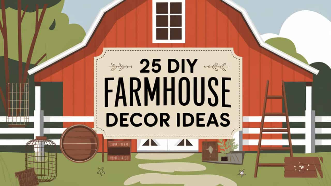 25 DIY Farmhouse Decor Ideas