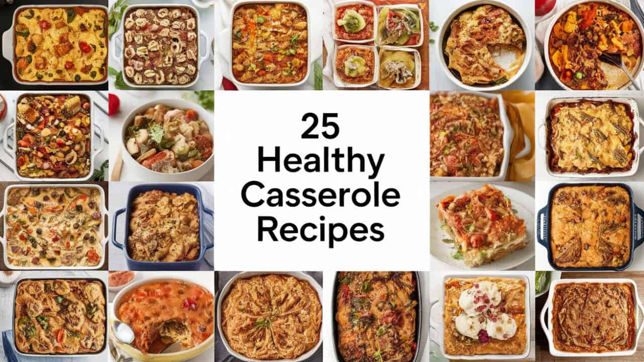 25 Healthy Casserole Recipes - Healthy casseroles are a fantastic way to serve a wholesome meal that’s packed with flavor and nutrition. These dishes are not only satisfying but also convenient, making them perfect for busy weeknights or family gatherings.