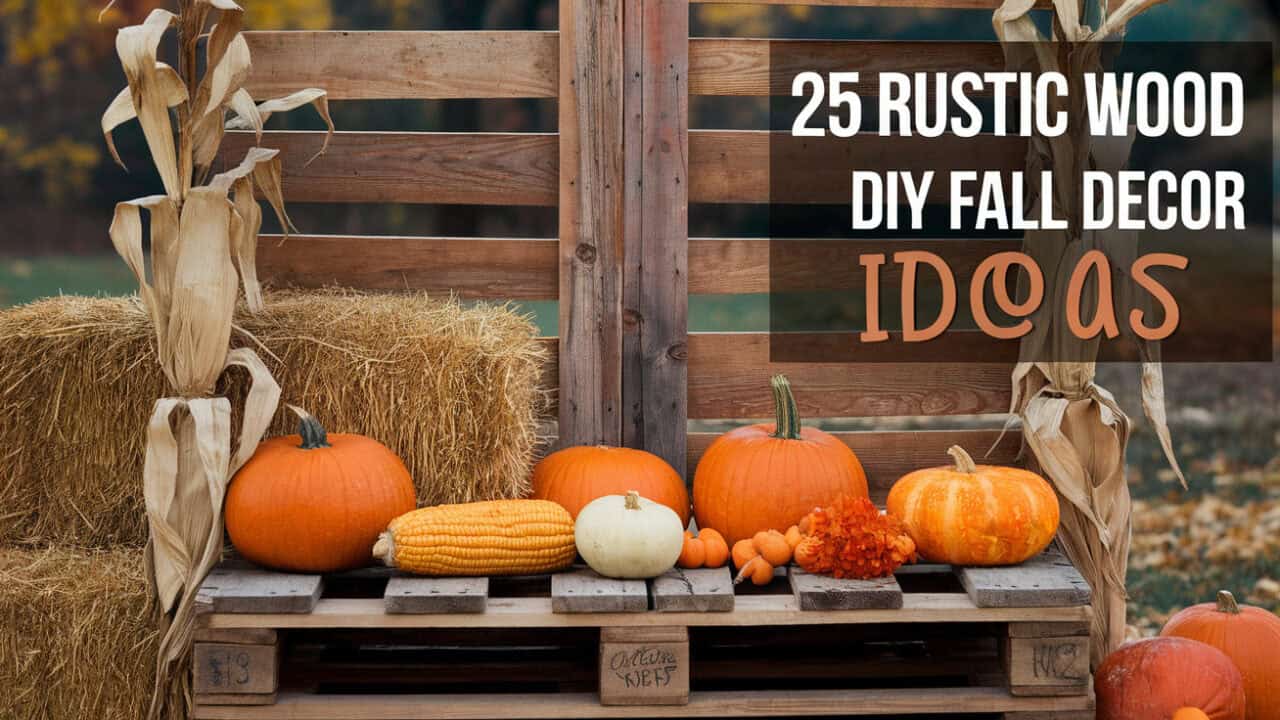 25 Rustic Wood DIY Fall Décor Ideas