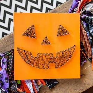 Jack-O-Lantern String Art