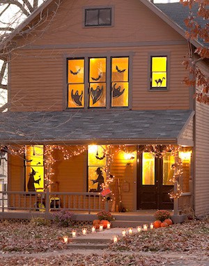 witch decoration silhouette 