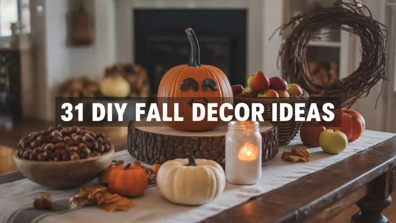 31 Cheap and Easy DIY Fall Decor Ideas - Autumn brings a symphony of warm colors and cozy vibes, making it the perfect time to transform your living space with creative décor. Embrace the season's charm by infusing your home with cheap and easy DIY fall décor ideas that capture the essence of fall. Whether you're an experienced crafter or a beginner looking to add a personal touch, there are countless ways to celebrate autumn's beauty without breaking the bank.