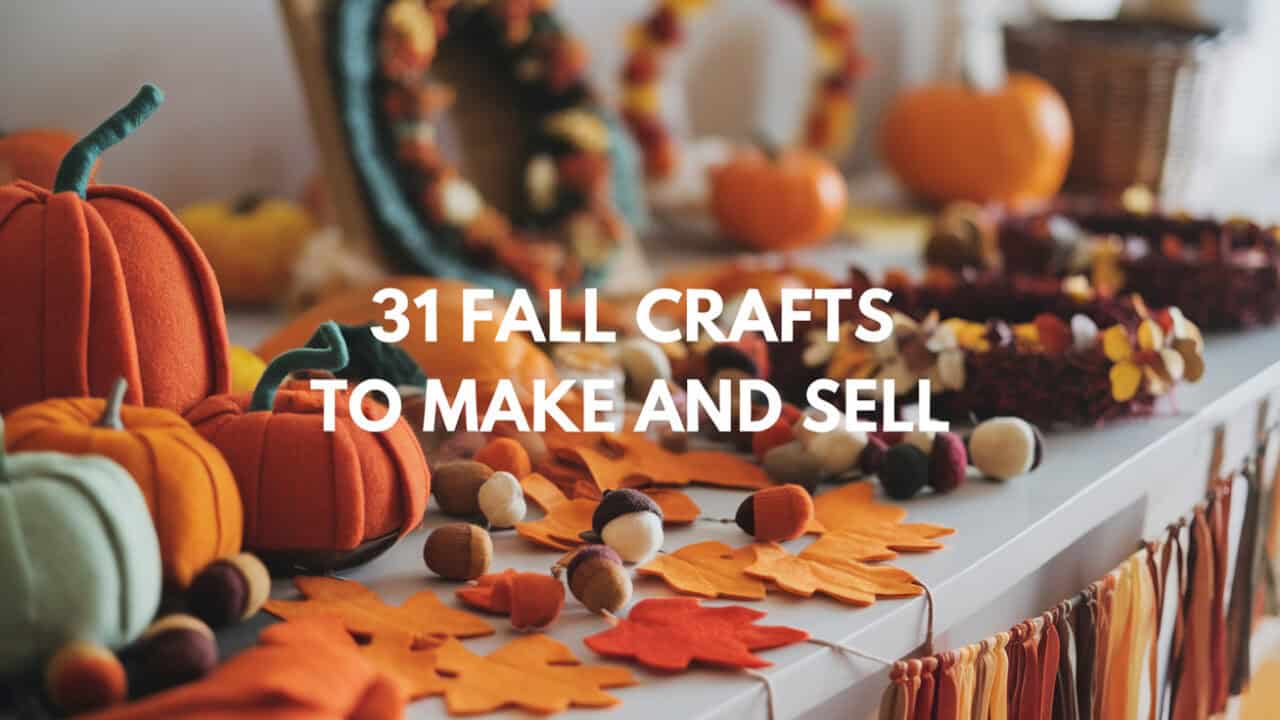 31 Fall Crafts To Make and Sell