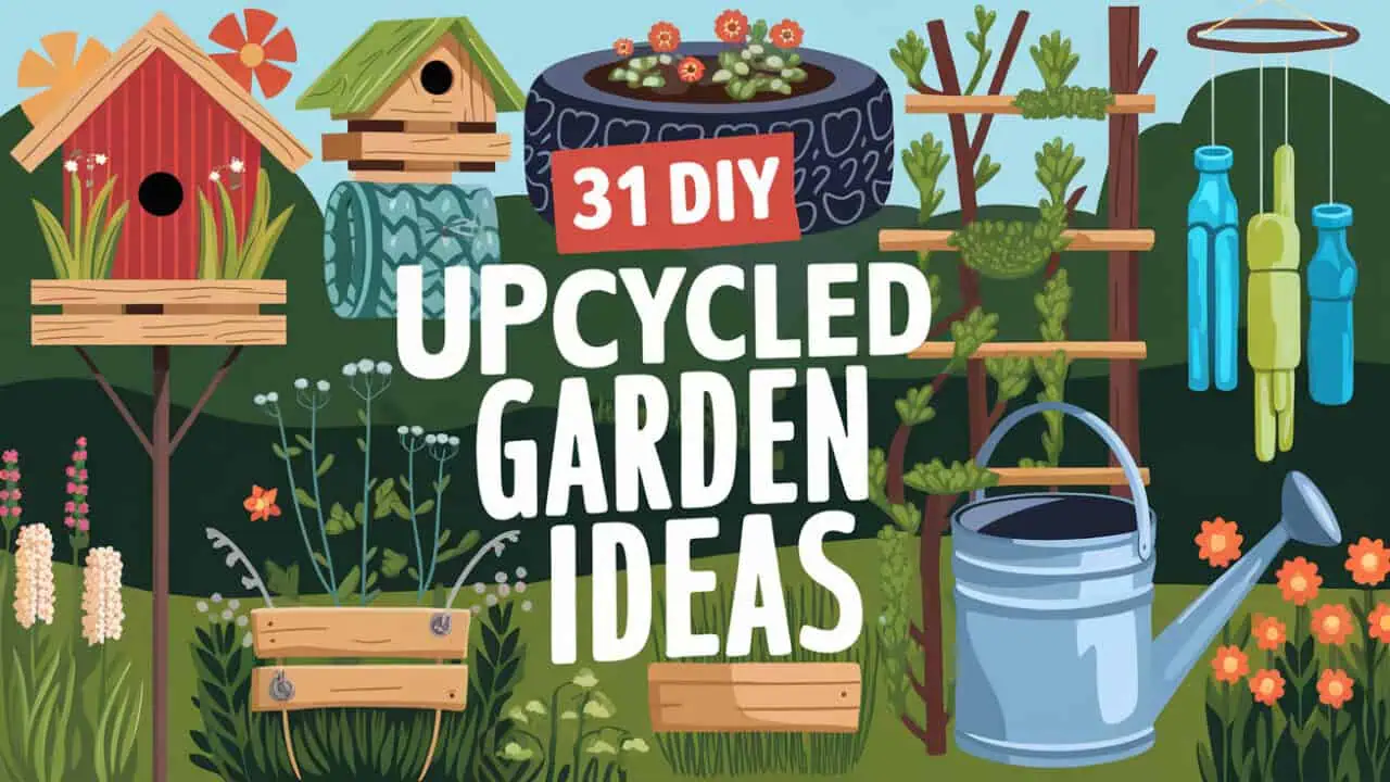 31 Stunning DIY Upcycled Garden Ideas 1 - Transforming your garden into a personalized oasis doesn't always require a trip to the store. With a bit of creativity and a commitment to sustainability, you can breathe new life into old items that are no longer serving their original purpose. Upcycling is not only a great way to reduce waste, but it also allows you to infuse your garden with unique charm and character that reflects your personal style.