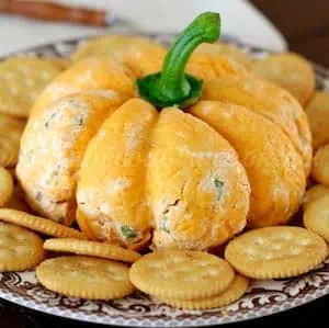 Pumpkin-Shaped Cheese Ball