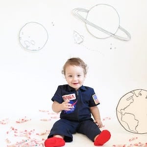 Baby Astronaut DIY Halloween Costume