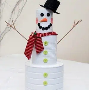 Tin Can Snowman 