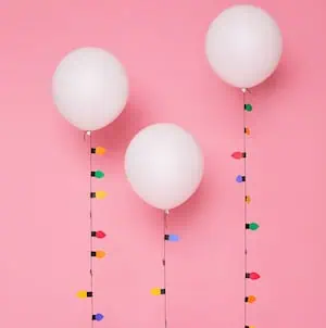 Christmas Light Balloon Garlands for party 