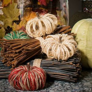 DIY Sisal Twine Pumpkins Featured TNP