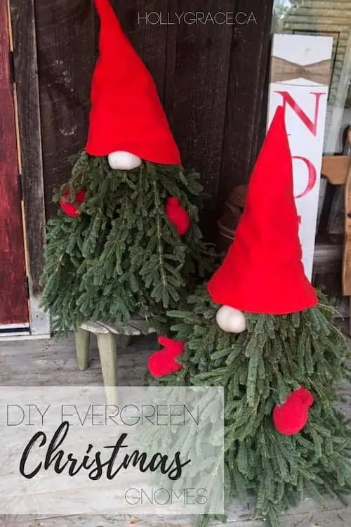 DIY Evergreen Christmas Gnome