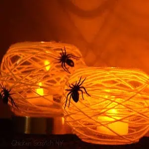 Dollar Tree Spiderweb Halloween Votive Holder Halloween Decoration