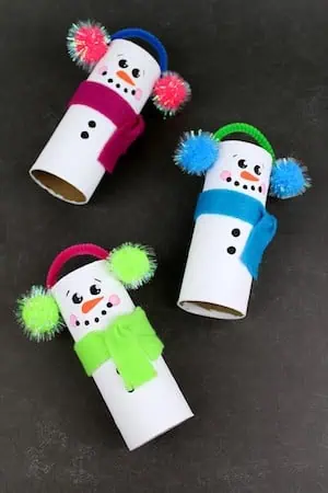 Snowmen Toilet Paper Rolls