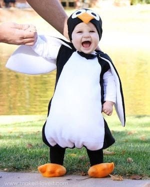 DIY Penguin halloween Costume