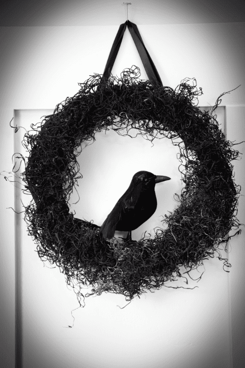 DIY Crow Wreath