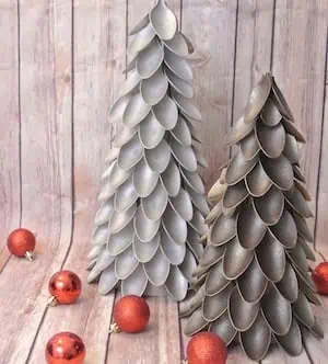 PlasticSpoonChristmasTrees