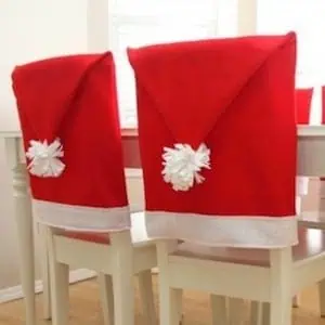 Santa Hat Chairs 