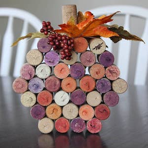 Wine cork pumpkin 2