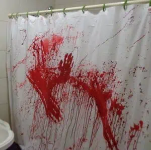 bathroom bloody