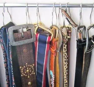 belt hanger - DIY Closet Organization Ideas are all about turning chaos into order with creativity and personal flair. Whether you're dealing with a small space or just need a better way to arrange your wardrobe, these ideas are perfect for transforming your closet into a functional and stylish space.