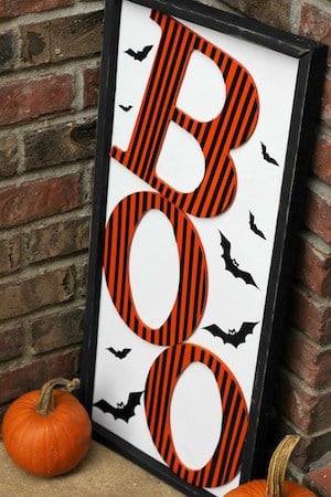 boo sign