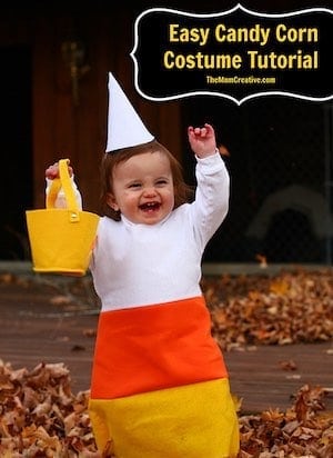 DIY easy Candy Corn Costume