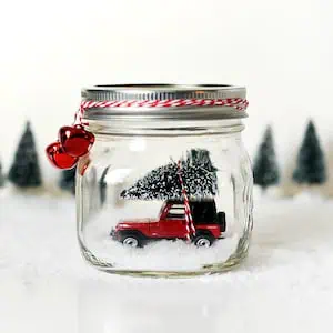 car in jar mason jar snow globe craft ideas 1 of 27