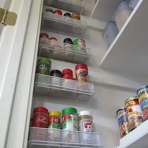 Spice Storage for pantry closet