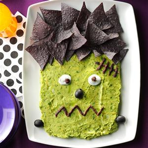 quick and easy Frankenguac dip