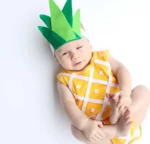 Handmade Pineapple Baby Halloween Costume