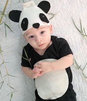 cute Panda Bear Baby halloween costume