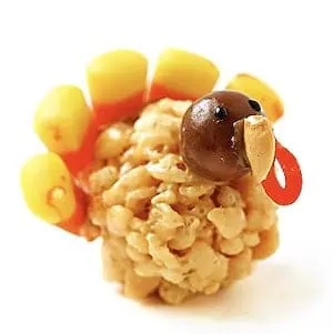 Peanut Butter Rice Crispy Treat Turkey