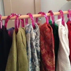 scarf organzier - DIY Closet Organization Ideas are all about turning chaos into order with creativity and personal flair. Whether you're dealing with a small space or just need a better way to arrange your wardrobe, these ideas are perfect for transforming your closet into a functional and stylish space.