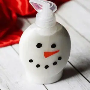 snowman soap 1