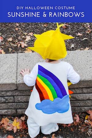 DIY Sunshine and Rainbow Costume