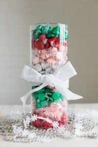 Christmas Candy Vase