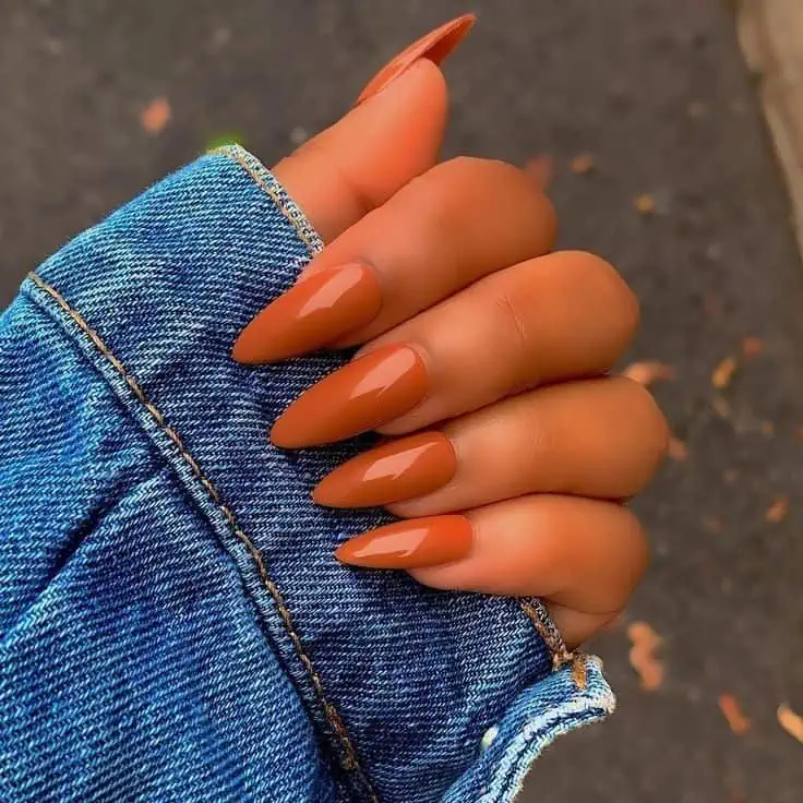 Trendiest fall nail designs for 2022 that you have to save & try it this  fall to look super special - Rustic Orange Nail Ideas